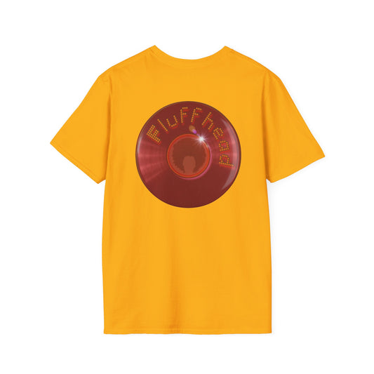 Classic Donut Tee - Unisex Soft-Style - "The Fluffernutter Donut" - series 1.0 - dark red donut