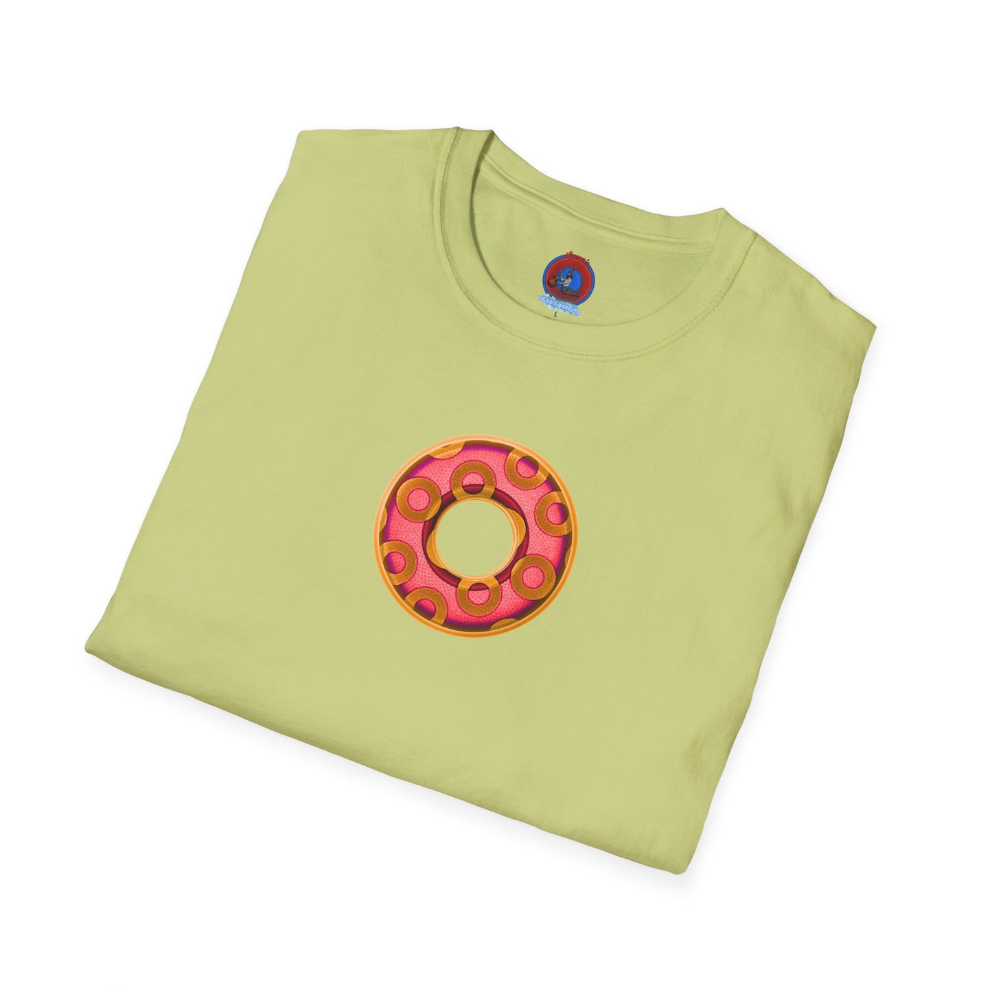 Plain Donuts/Unisex Soft-Style - "Plain Rustic Paradoxical Donuts" - rose/gold donuts