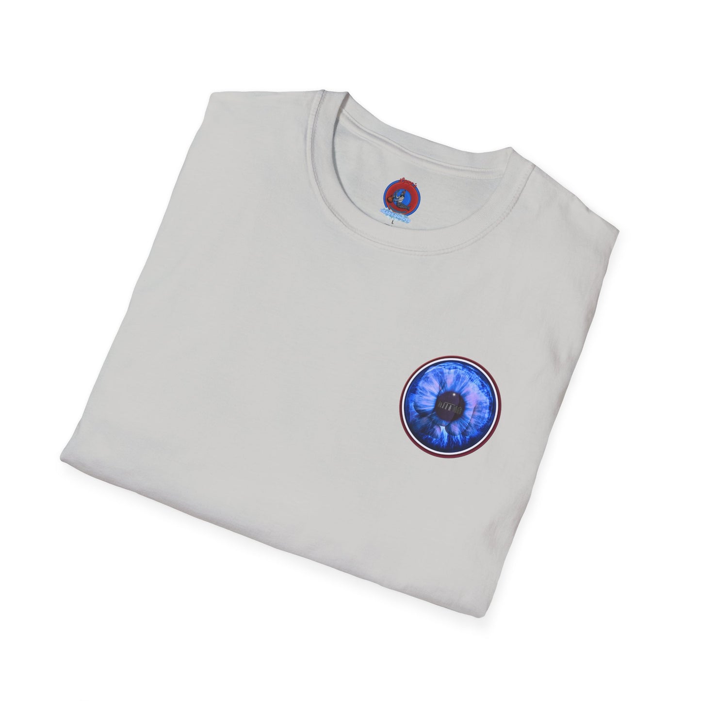 Classic Donut Tee - Unisex Soft-Style - "Wilson's Eyesore Donut Tee" - blue idonut - variant 3