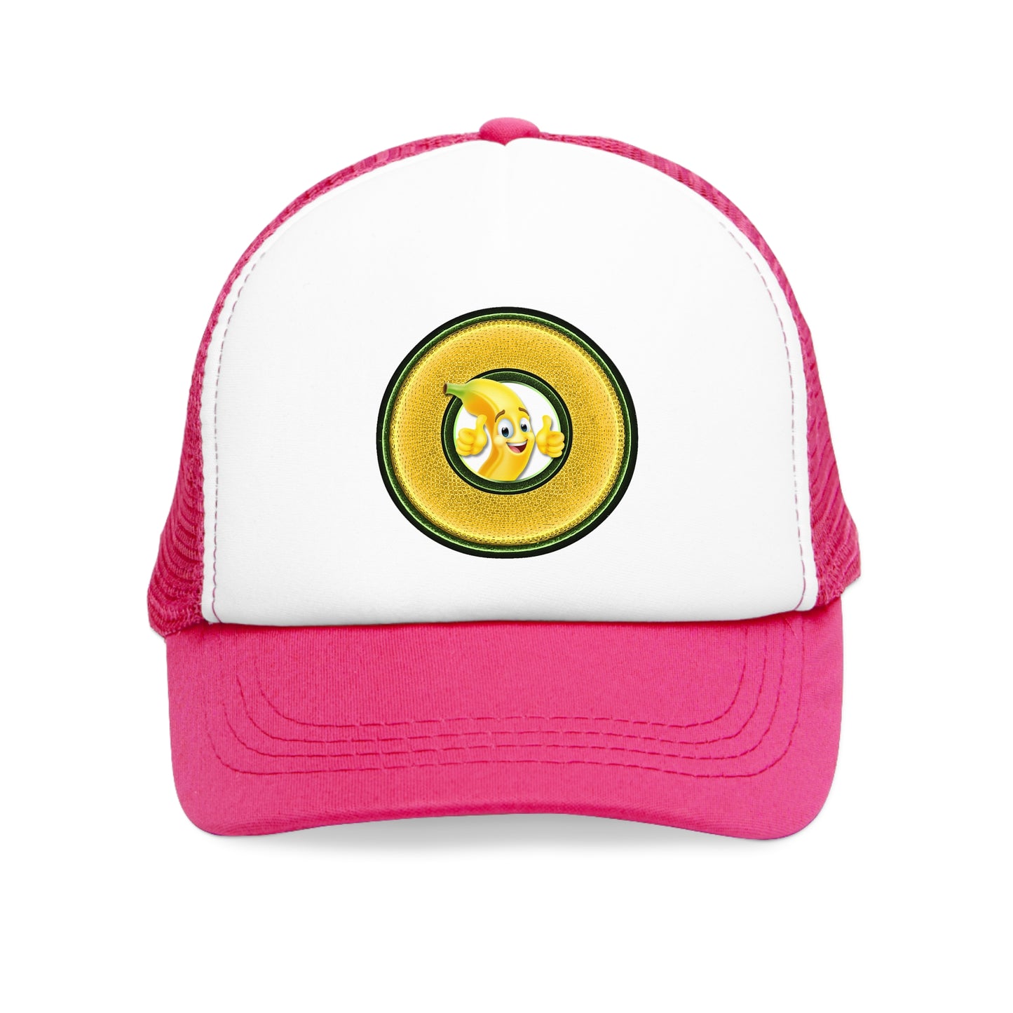 Lumpy Trucker Hat - "The Day that You Arrive" - variant 4 - bling/gold [hexadonut]
