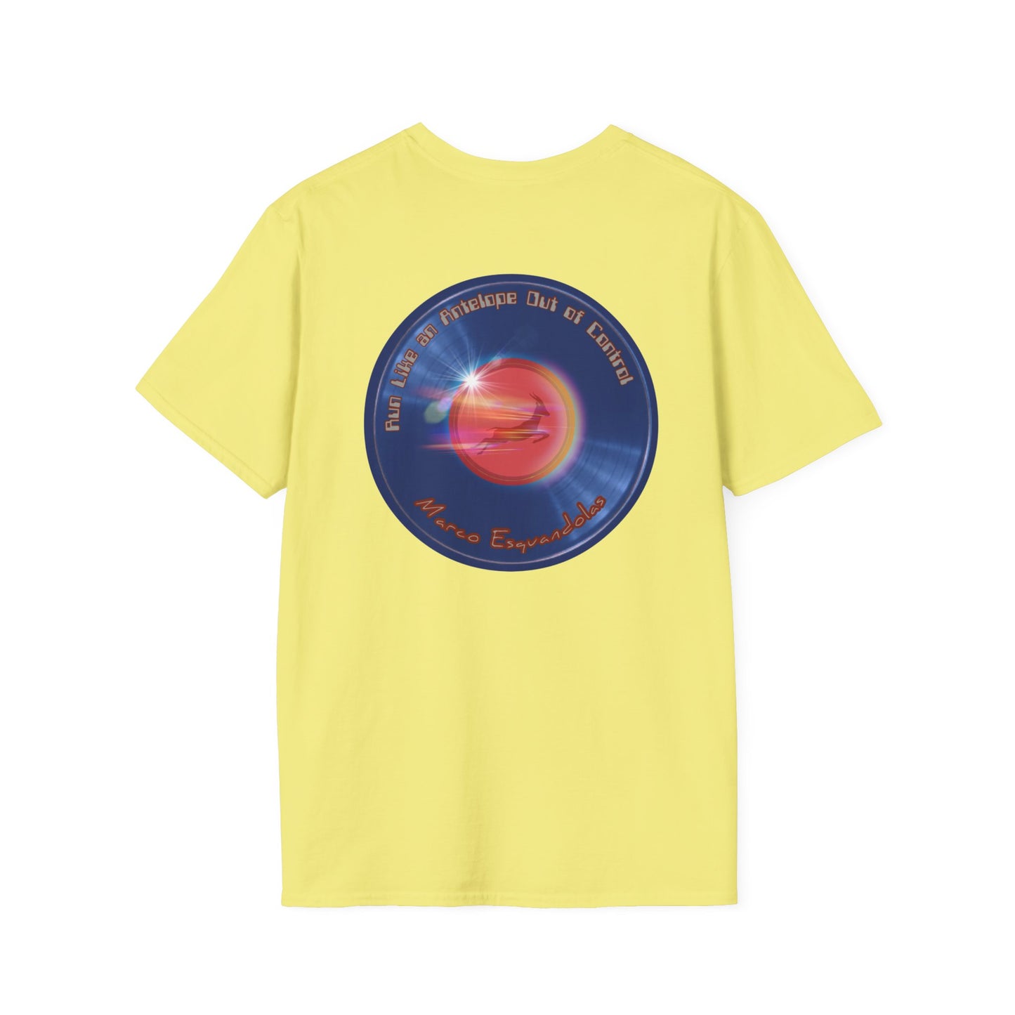 Classic Donut Tee - Unisex Soft-Style - "Marco's Preferred Donut" - series 1.0 - blue donut