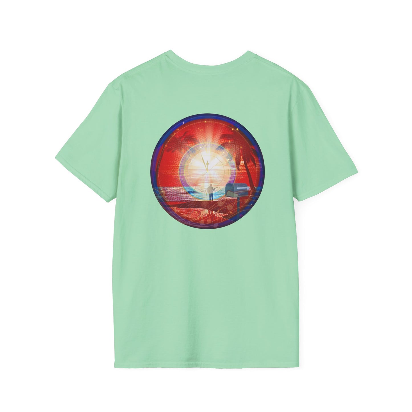 Classic Donut Tee - Unisex Soft-Style - "The Velvet Cake Donut - Sprinkled in Things You'd Say " - series 1.0  - red donut