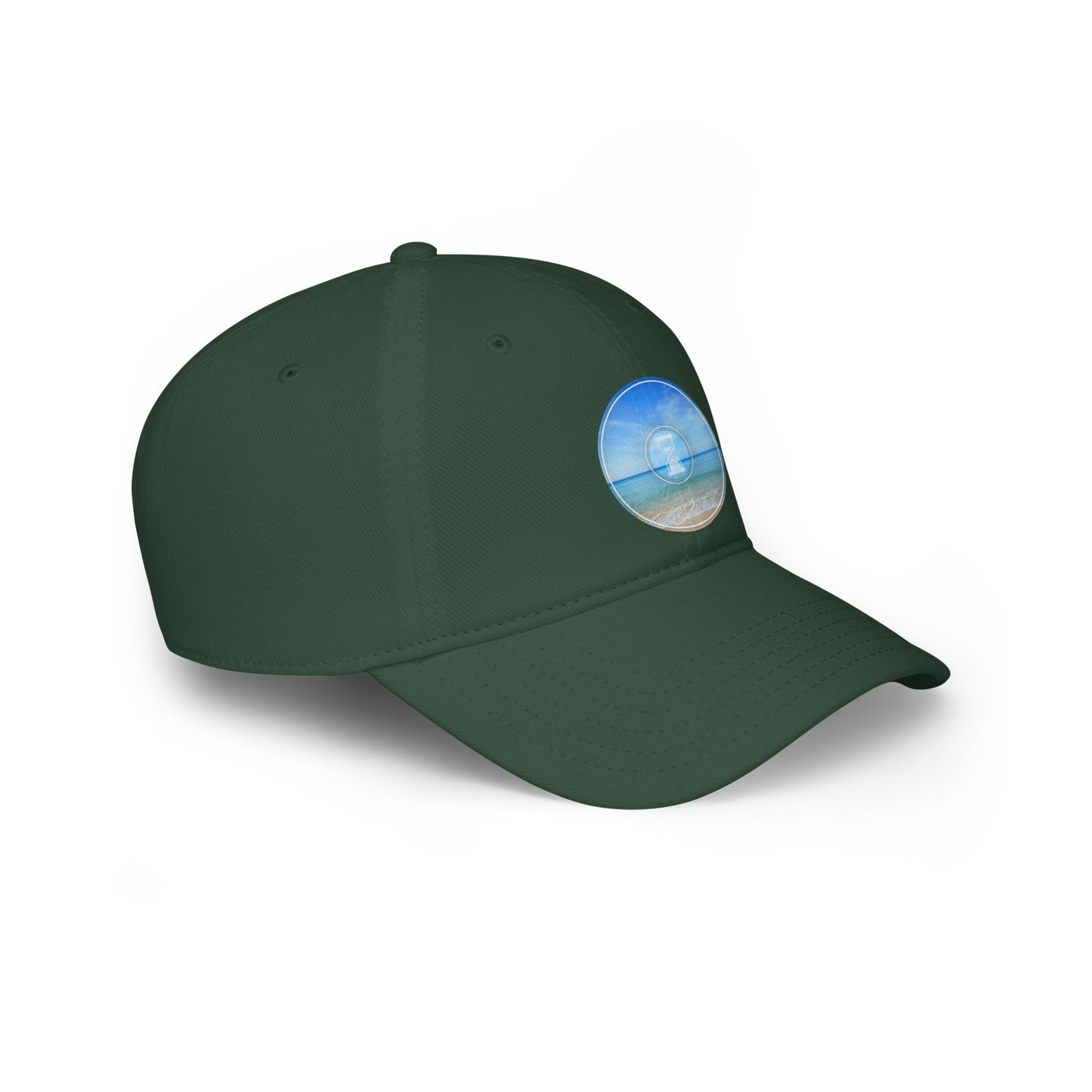Lumpy Donut Baseball Cap - "Still Loading Sand" - vivid blue/teal pic donut w/ - variant 1