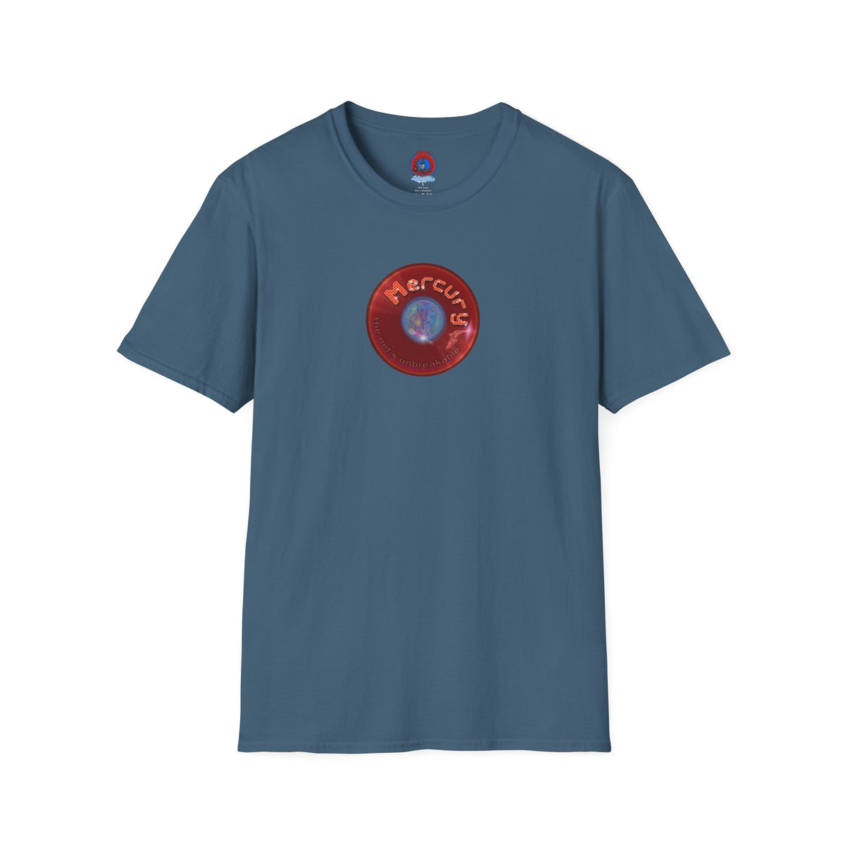 Classic Donut Tee - Unisex Soft-Style - "Donuts of the Gods" - series 1.0 - variant 2 - red donut