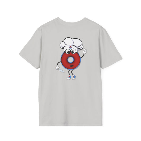 Classic Donut Tee - Unisex Soft-Style - "My Phriend the Donut" - plump vivid red donut