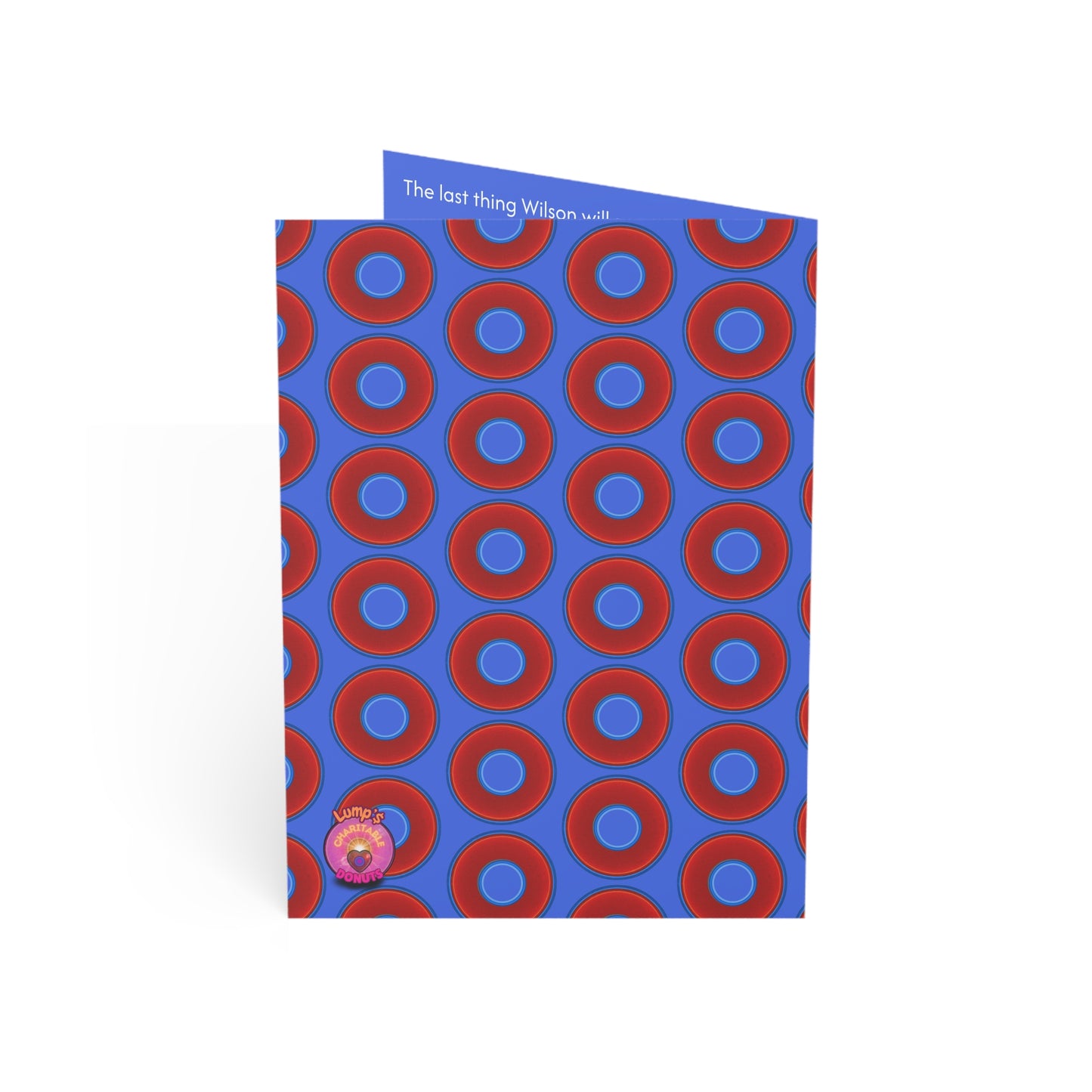 Lumpy Wishes - "Baby Rutherford's Message" - phriends/phamily greeting card series [*Charitable Product]