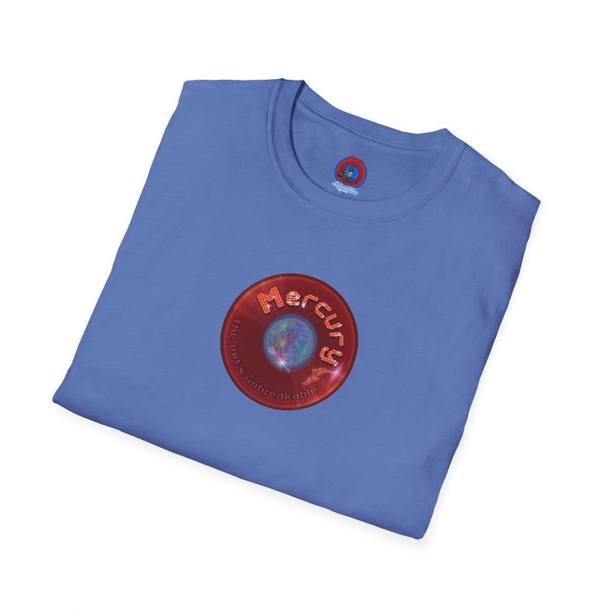Classic Donut Tee - Unisex Soft-Style - "Donuts of the Gods" - series 1.0 - variant 4 - red donut