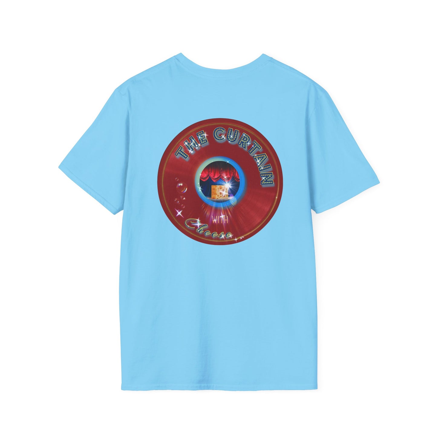 Classic Donut Tee - Unisex Soft-Style - "The Donut With" - series 1.0  - variant 2 - red donut