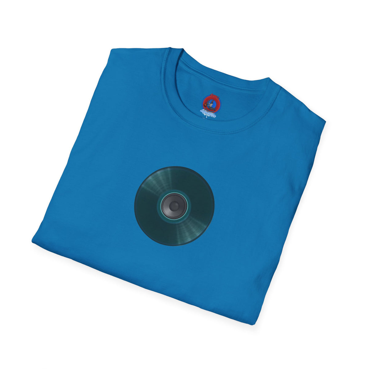 Classic Donut Tee - Unisex Soft-Style - "The Plain Record Donut" - series 1.0 - dark teal green
