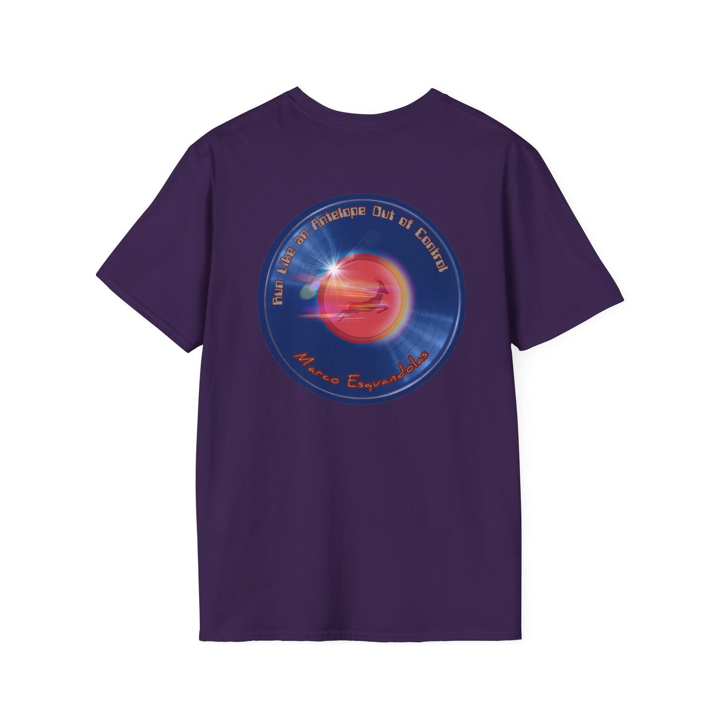 Classic Donut Tee - Unisex Soft-Style - "Marco's Preferred Donut" - series 1.0 - blue donut