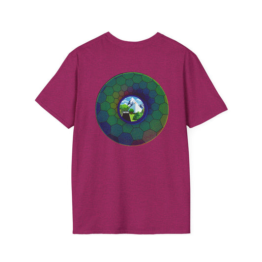 Classic Donut Tee - Unisex Soft-Style - "Mansions of South Park" - series 1.0 - variant 2 - green hexadonut