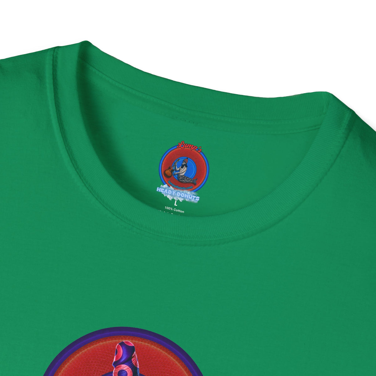 Classic Donut Tee - Unisex Soft-Style - "Sir Richard's Phamous Donut" - series 1.0  - variant 2 - red/blue paradox donut