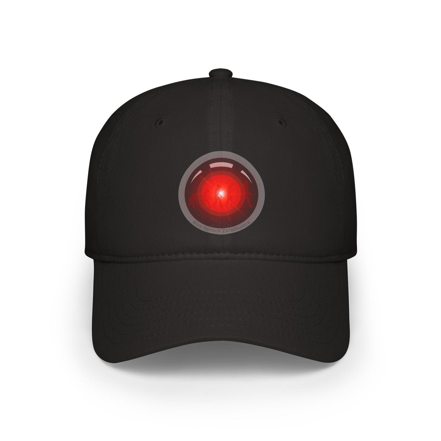 Lumpy Donut Baseball Cap - "2025: A Donut Odyssey" - variant 2 - black/red Hal donut w/
