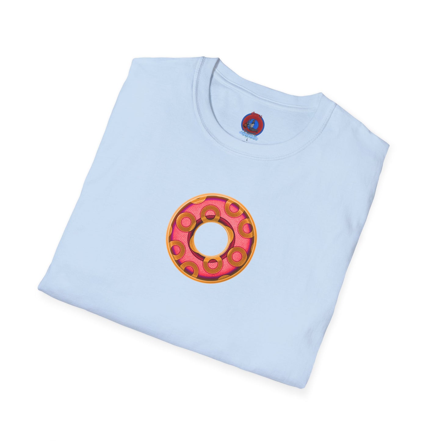 Plain Donuts/Unisex Soft-Style - "Plain Rustic Paradoxical Donuts" - rose/gold donuts