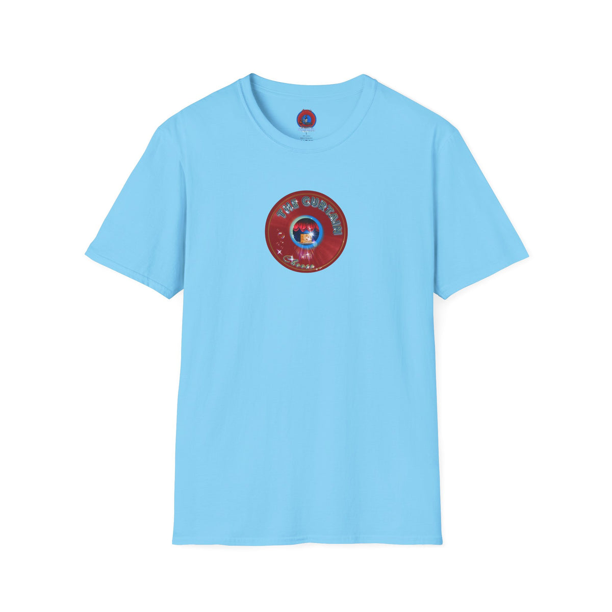 Classic Donut Tee - Unisex Soft-Style - "The Donut With" - series 1.0  - variant 2 - red donut