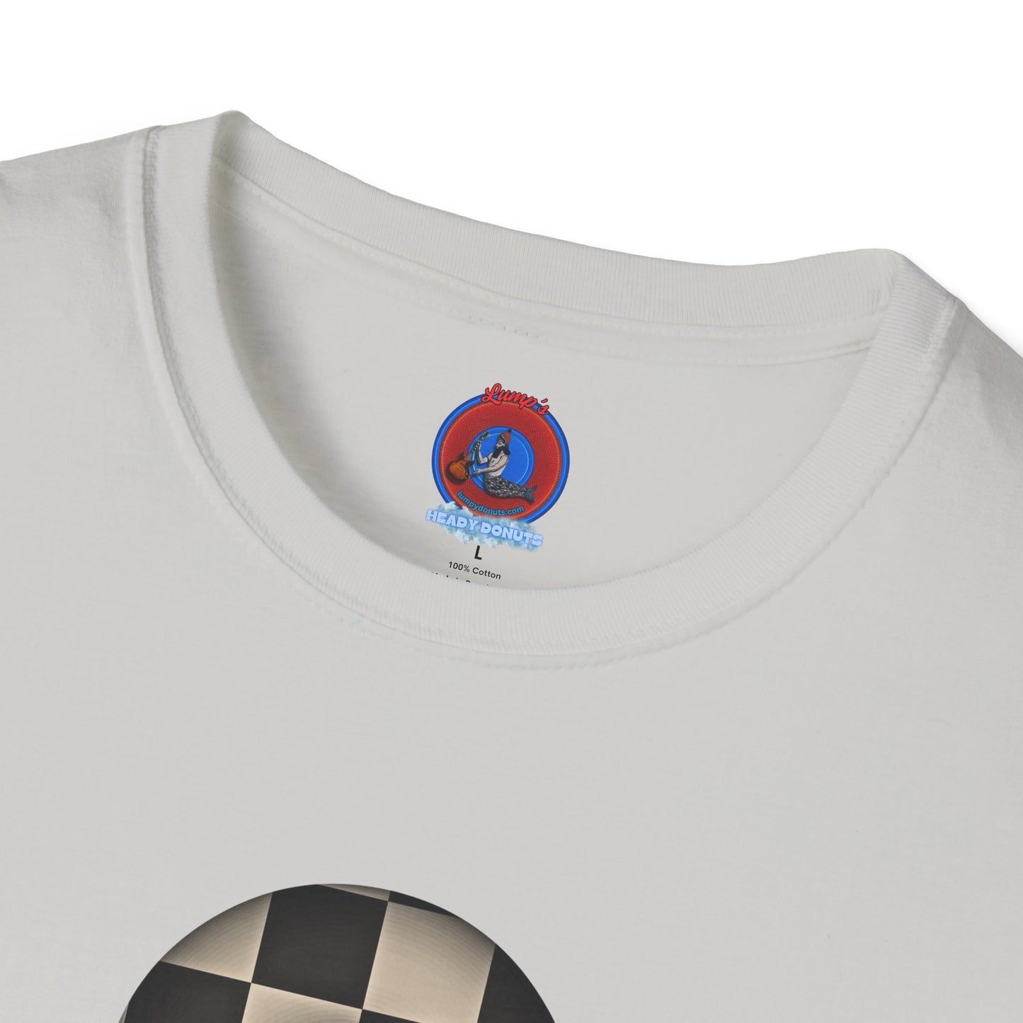 Classic Donut Tee - Unisex Soft-Style - "Bobby Phisher King's Donut no. 95" - chess donut