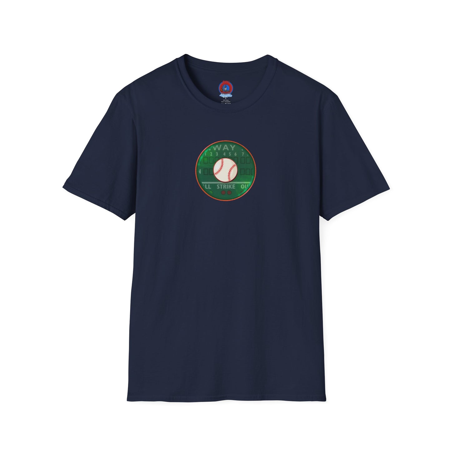 Classic Donut Tee - Unisex Soft-Style - "Phenway Ballpark Donuts" - vivid monsta donut - variant 2