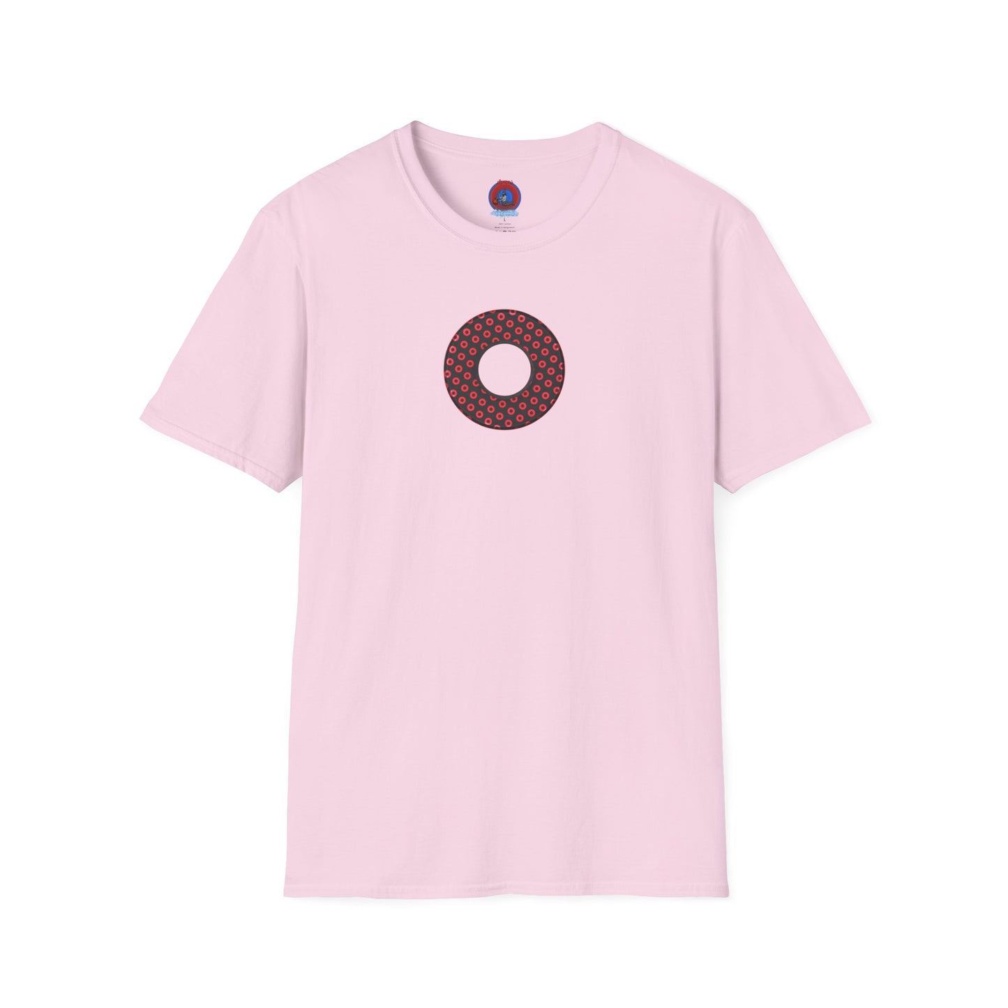 Plain Donuts/Unisex Soft-Style - "Plain Electric Paradoxical Donuts" - black/red donuts