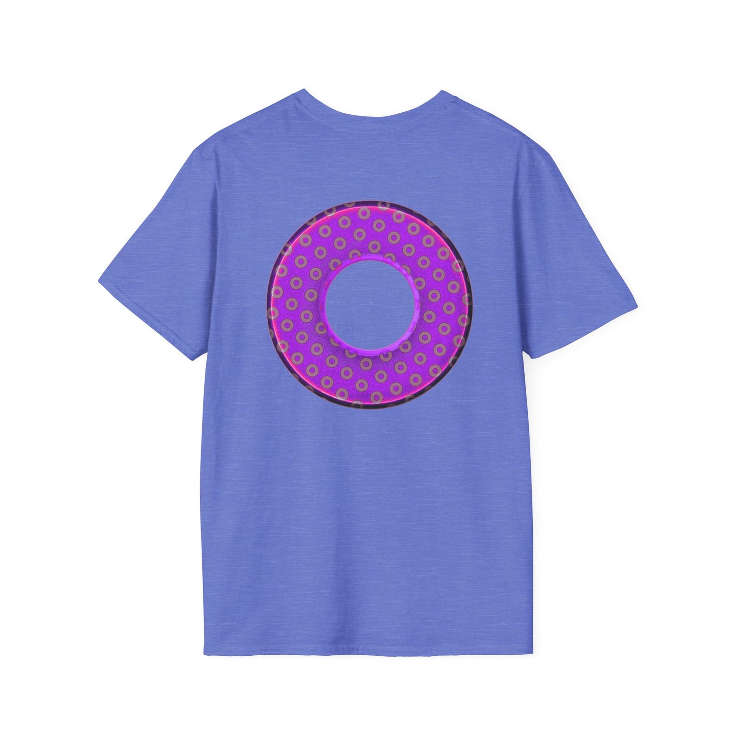Plain Donuts/Unisex Soft-Style - "Plain Electric Paradoxical Donuts" - purple/mauve donuts