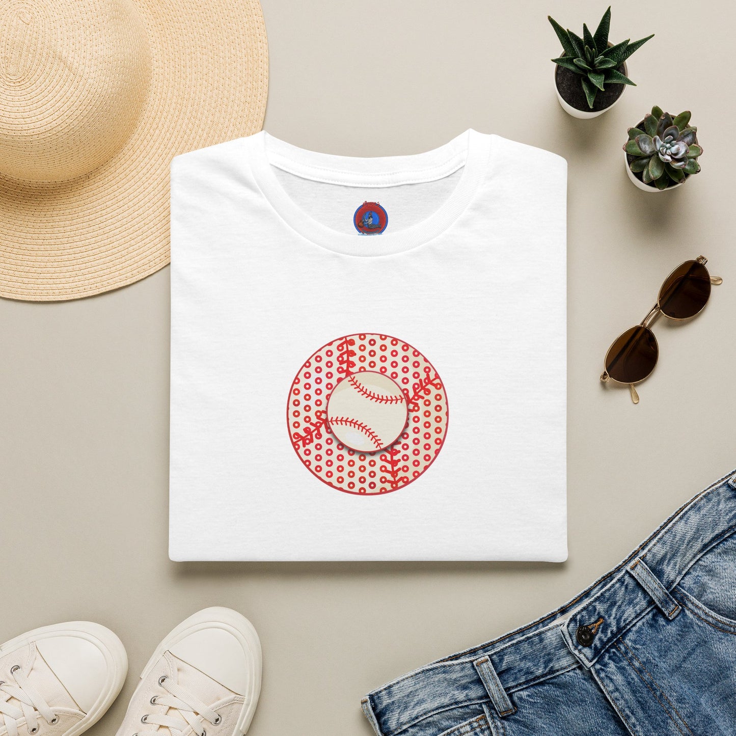 Classic Donut Tee - Unisex Soft-Style - "Phenway Ballpark Donuts" - baseball paradox donut - variant 3
