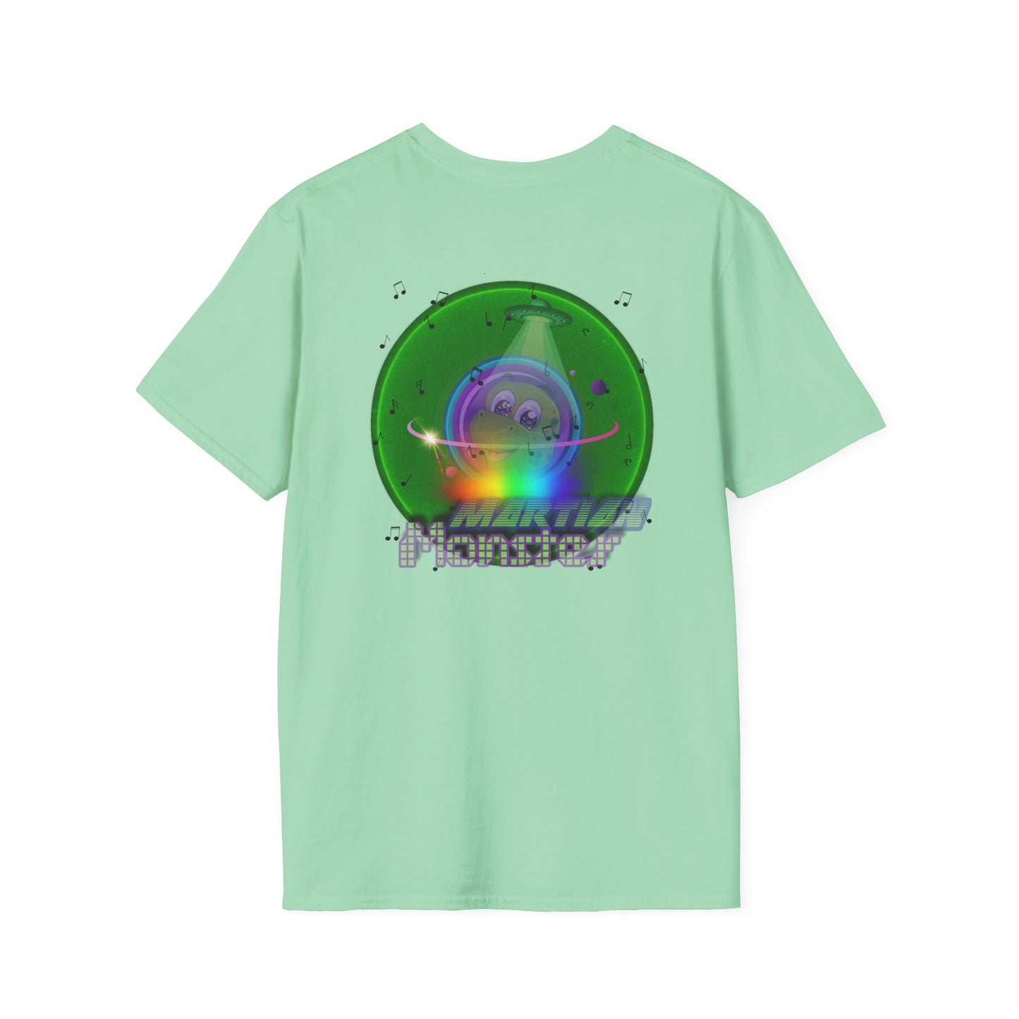 Classic Donut Tee - Unisex Soft-Style - "My Phavorite Martian" - green donut - series 1.0