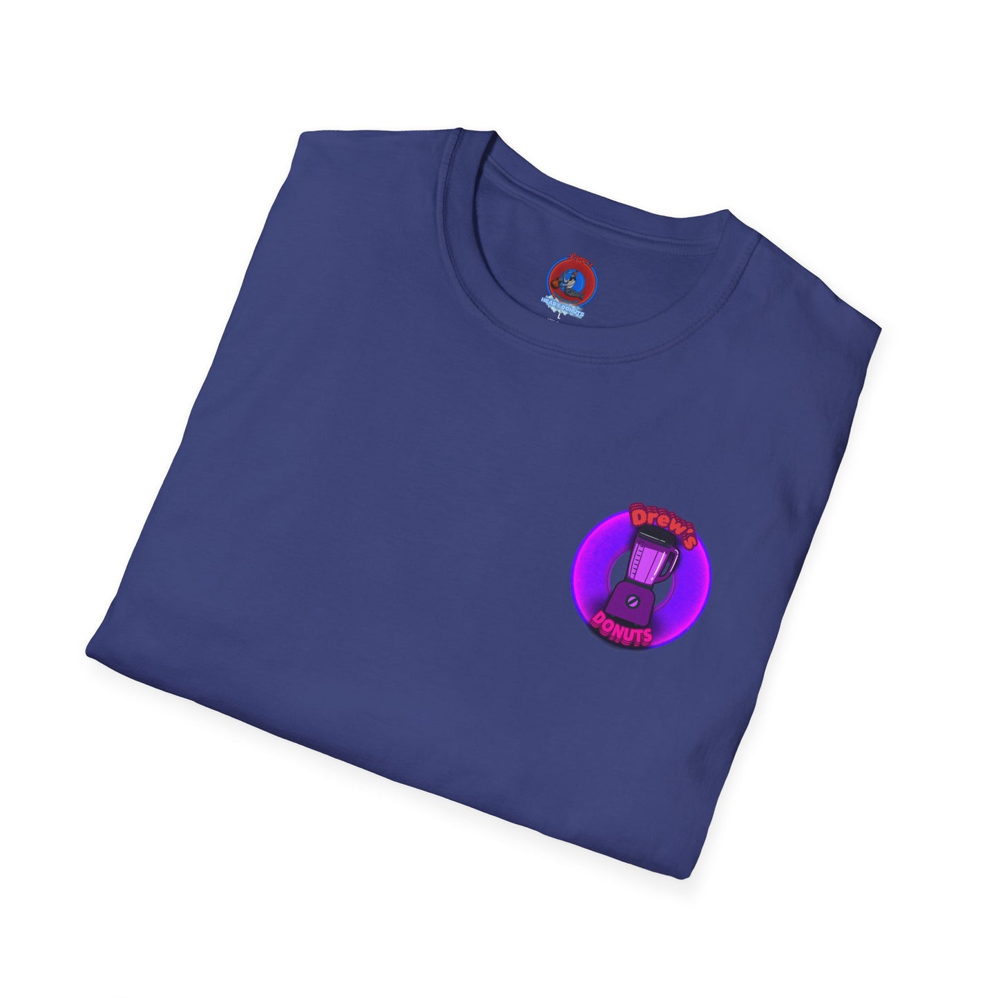 Classic Donut Tee - Unisex Soft-Style - "Drew's Donuts" - series 1.0 - purple donut