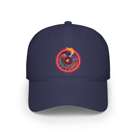 Lumpy Donut Baseball Cap - "Torchbearer's Donut" - pic donut w/