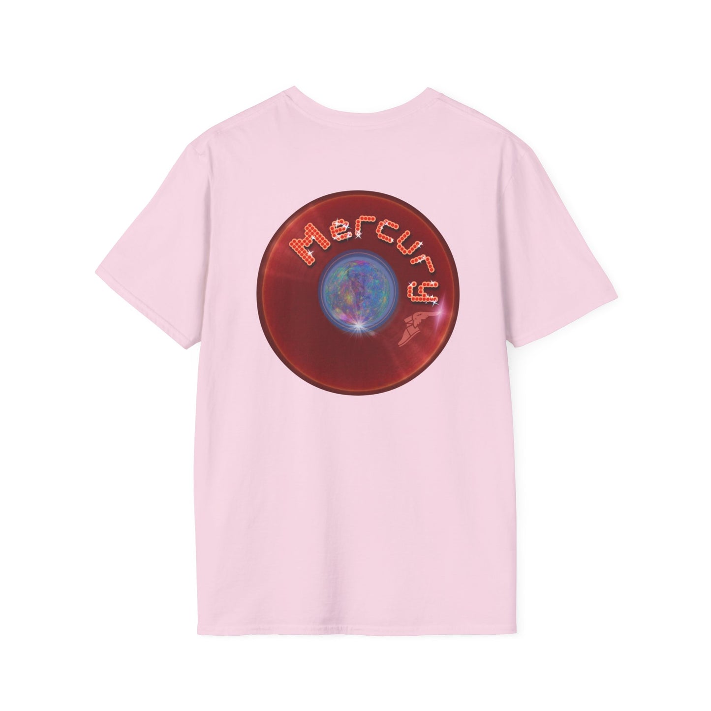 Classic Donut Tee - Unisex Soft-Style - "Donuts of the Gods" - series 1.0 - variant 3 - red donut
