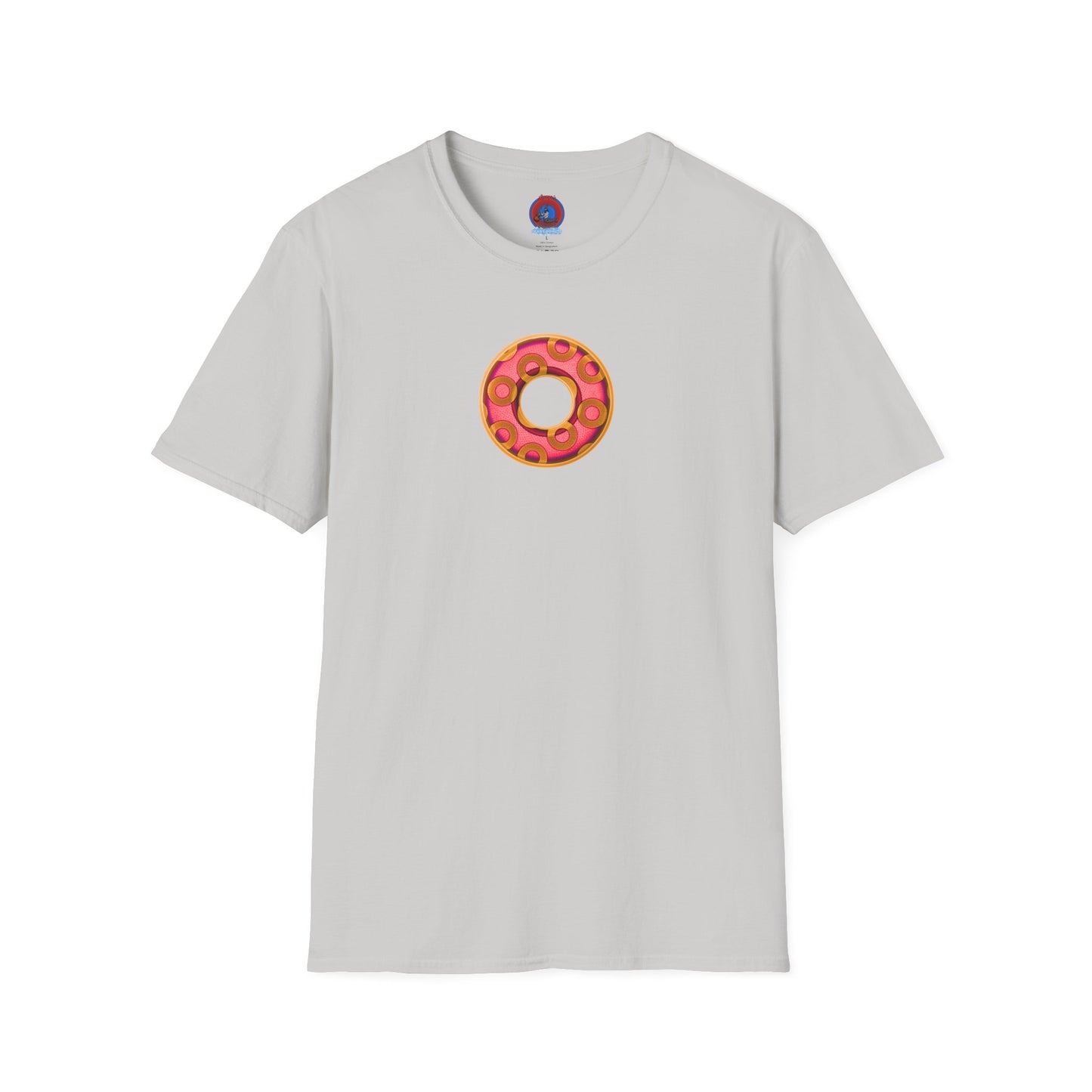 Plain Donuts/Unisex Soft-Style - "Plain Rustic Paradoxical Donuts" - rose/gold donuts