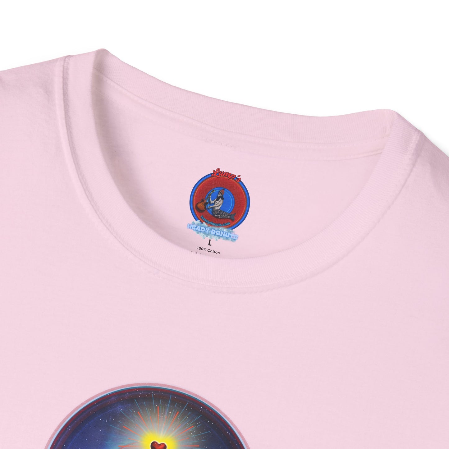 Classic Donut Tee - Unisex Soft-Style - "The Moring Donut' - vivid surreal donut