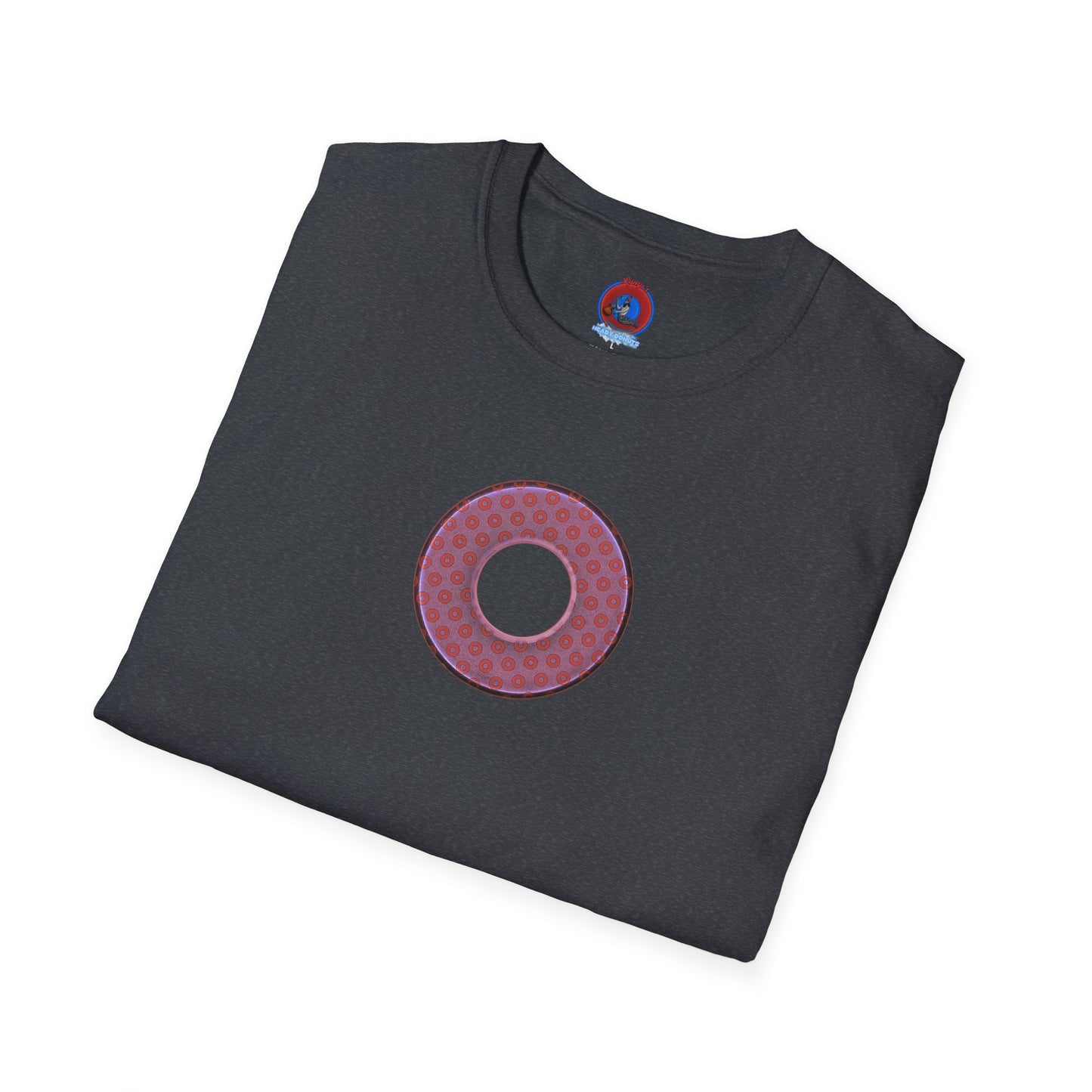 Plain Donuts/Unisex Soft-Style - "Plain Electric Paradoxical Donuts" - pink/mauve donuts