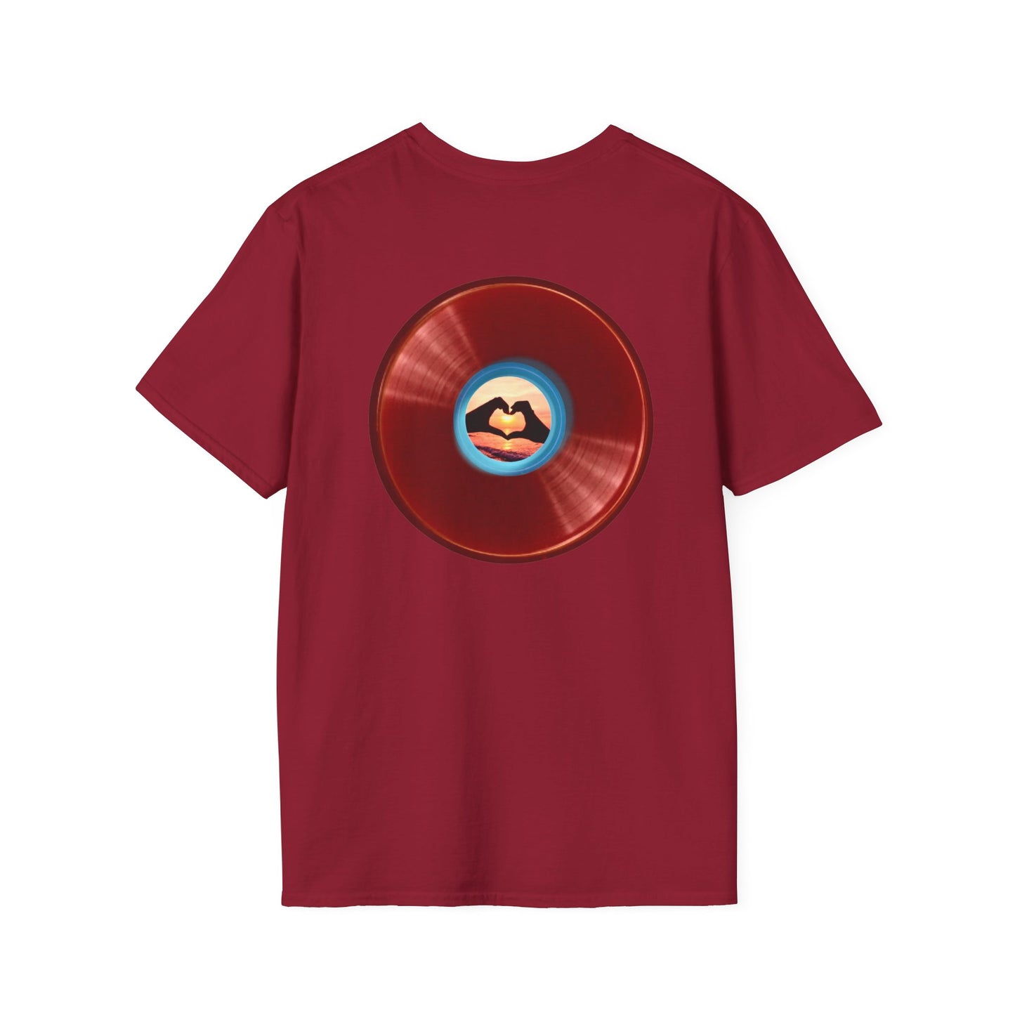 Classic Donut Tee - Unisex Soft-Style - "Wasted Donut" - series 1.0 - variant 1 - red donut