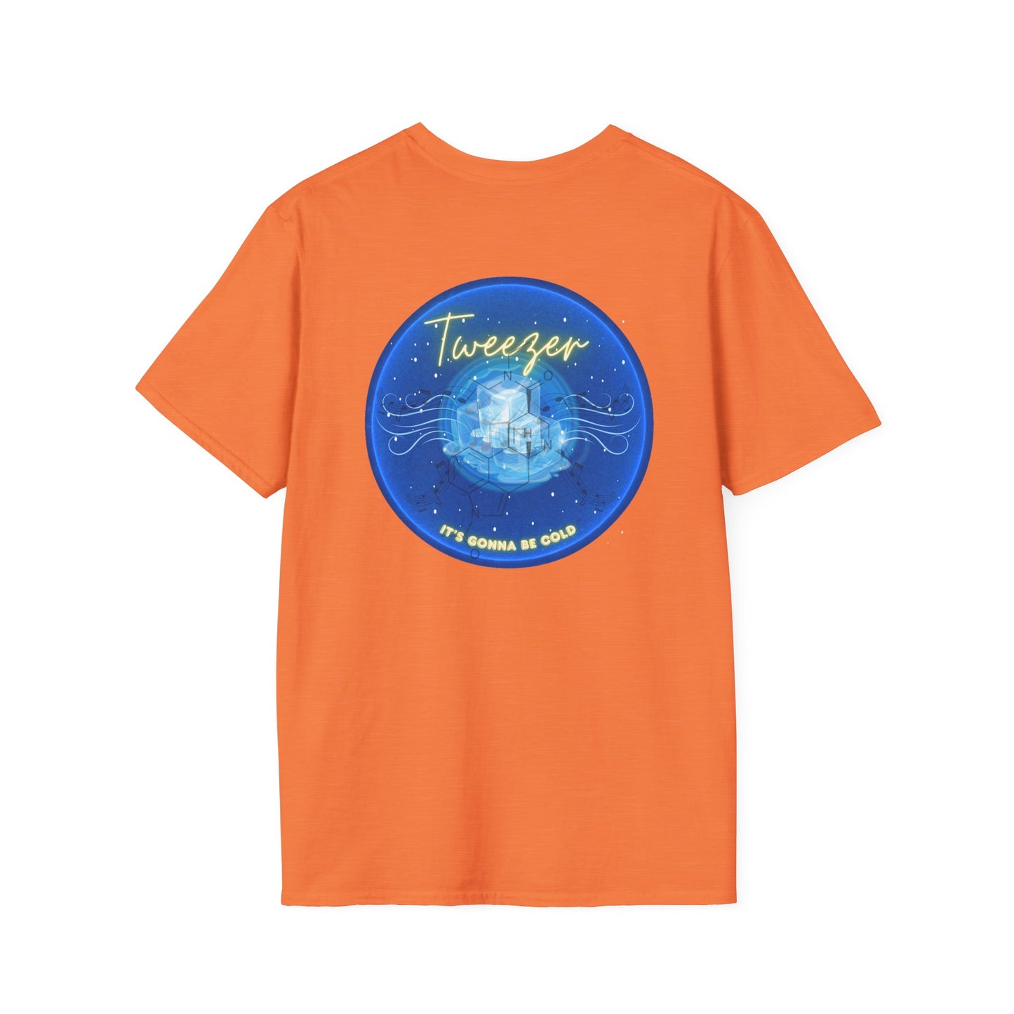Classic Donut Tee - Unisex Soft-Style - "The Donut Reprise" - ice cold blue donut