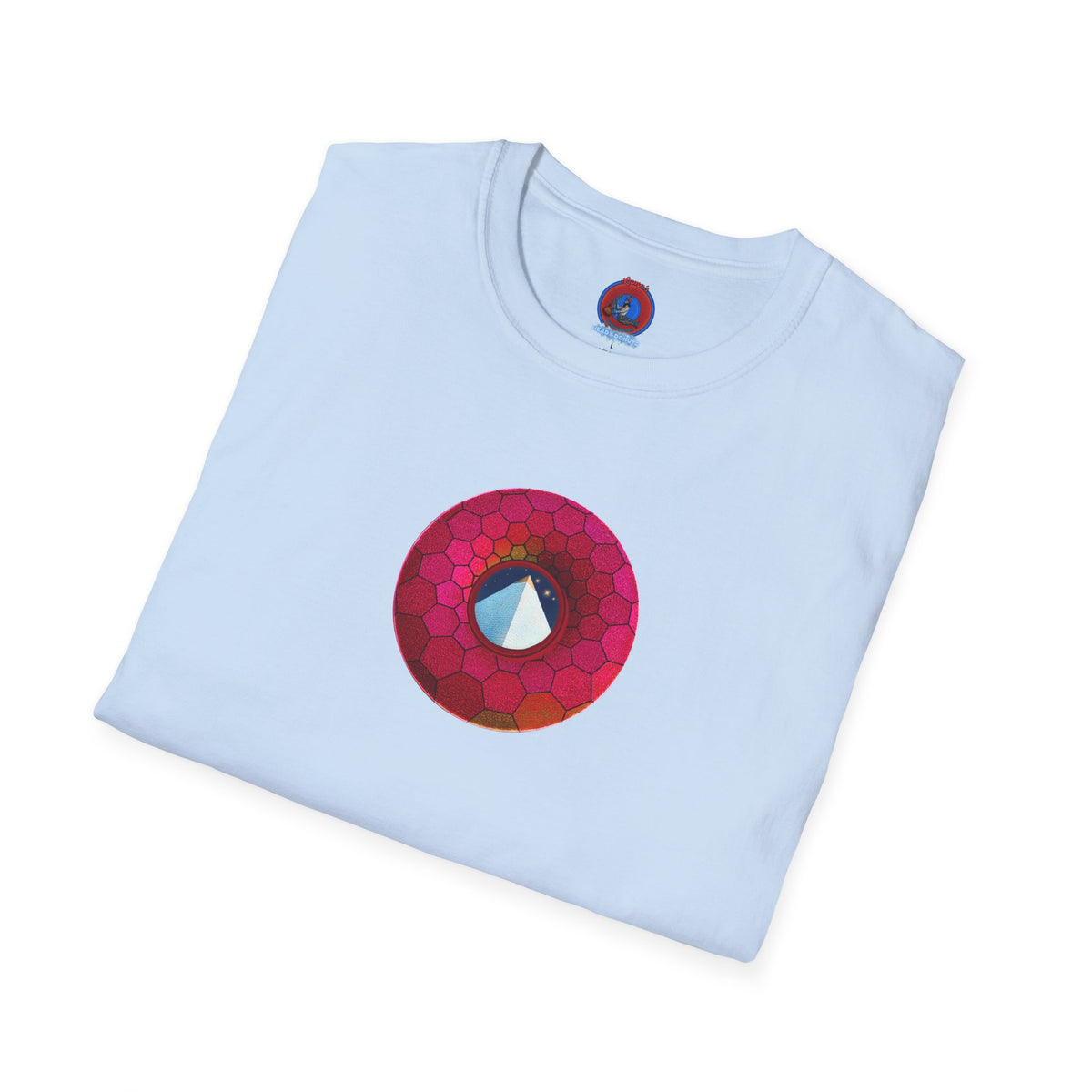 Classic Donut Tee - Unisex Soft-Style - "Limestone Donuts so Large" - variant 5 - green hexadonut