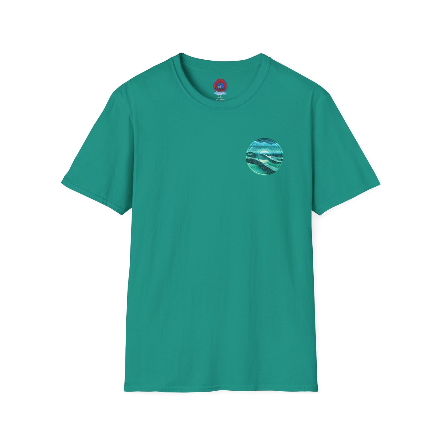 Classic Donut Tee - Unisex Soft-Style - "The Equating Donut " - series 1.0  - teal donut