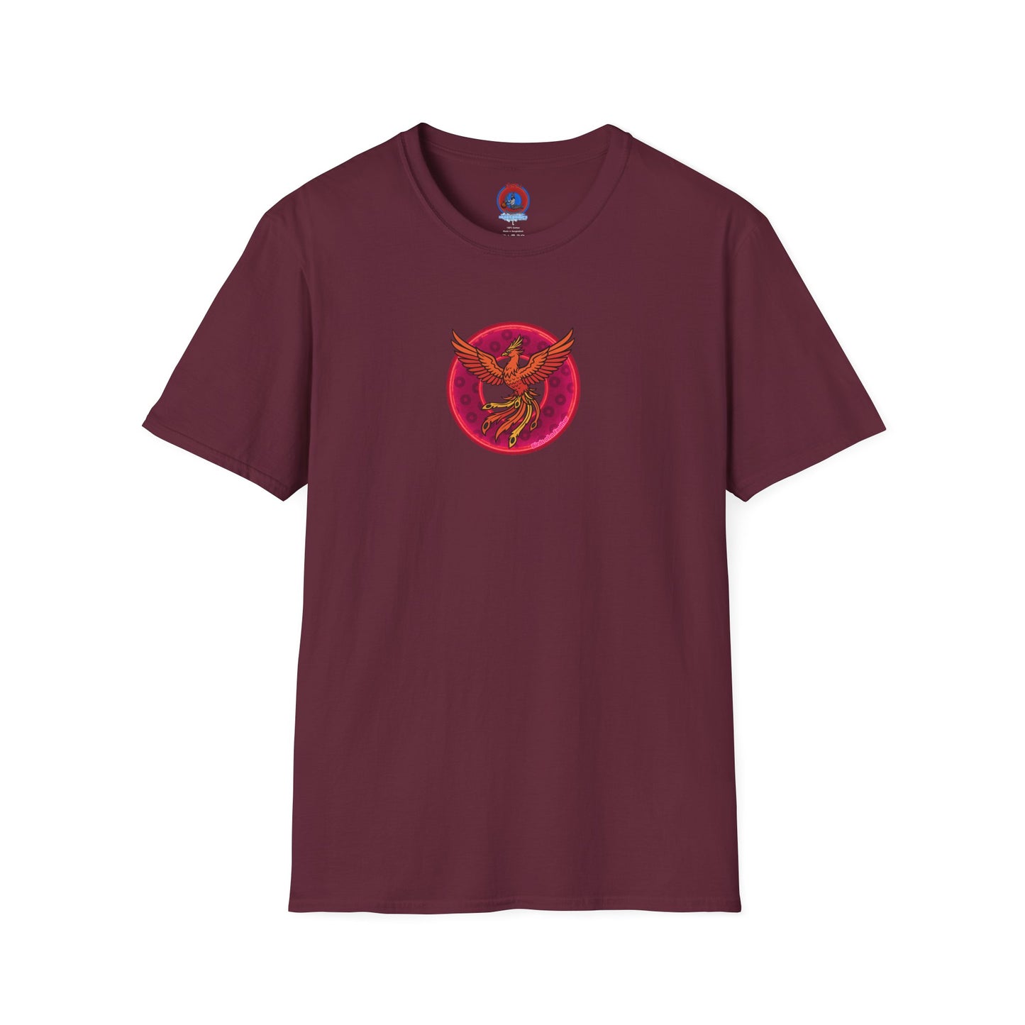 Classic Donut Tee - Unisex Soft-Style - "Invitation for Donuts & Tea" - light purple/purple paradox donut - variant 2