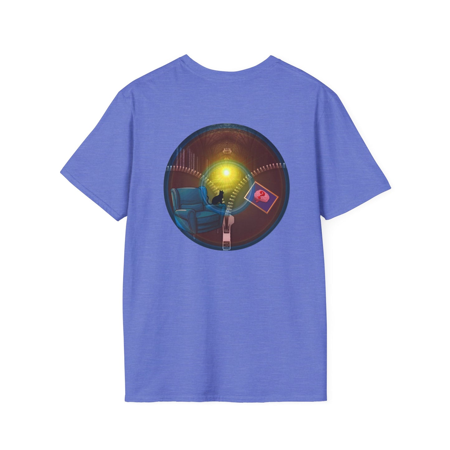 Classic Donut Tee - Unisex Soft-Style - "Donuts Going Through My Mind Mind Mind" - vivid pic donut