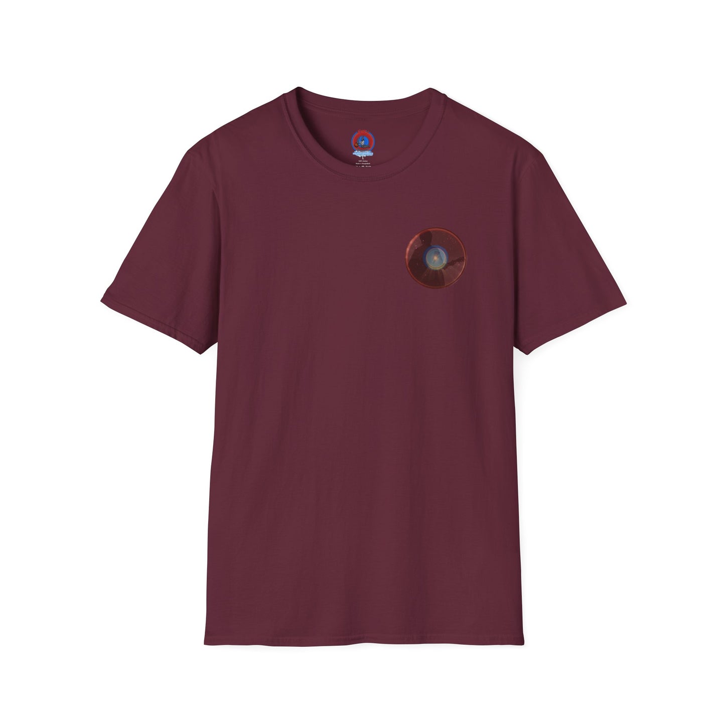 Classic Donut Tee - Unisex Soft-Style - "The Unofficial Bowie, MD Donut" - series 1.0 - crimson donut