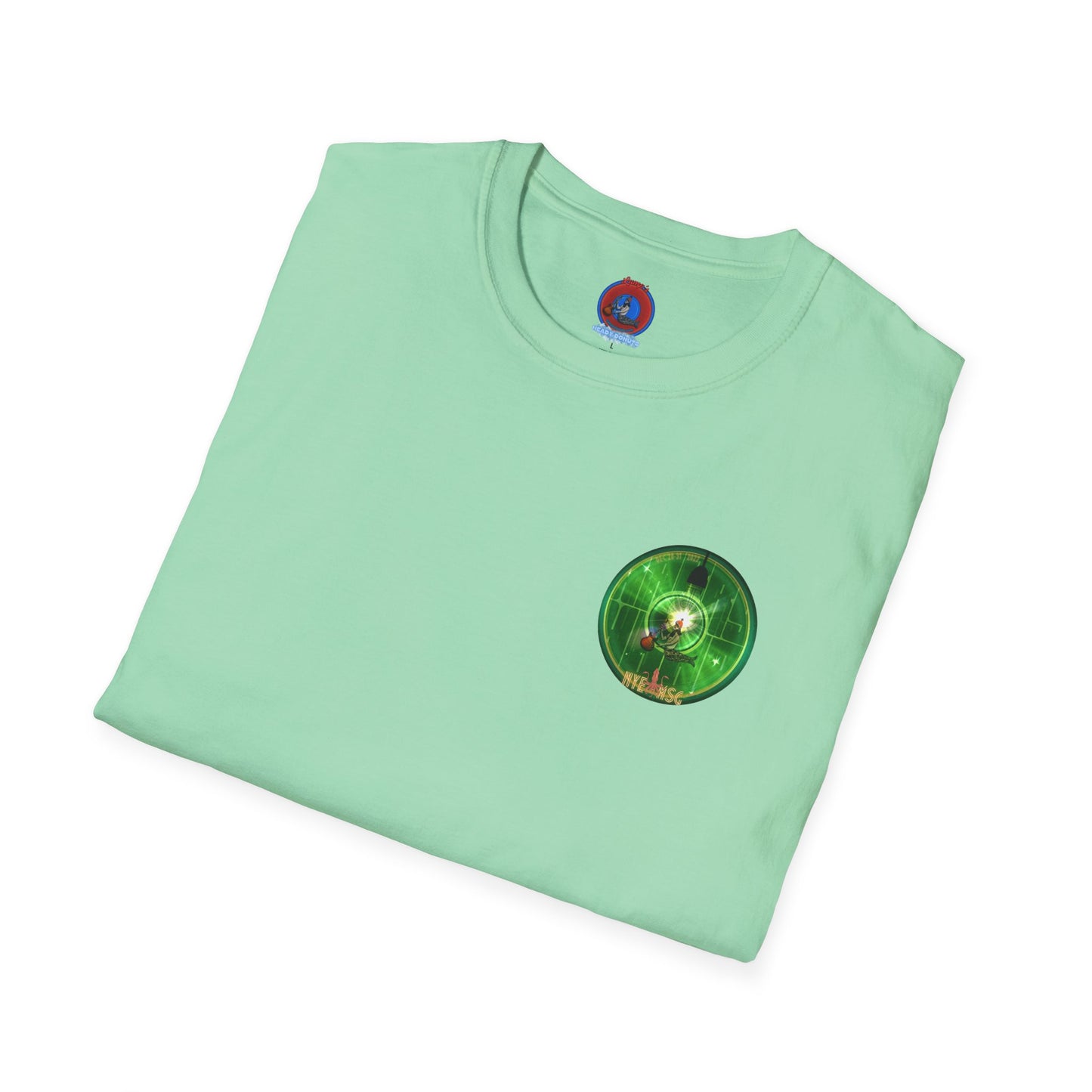 Classic Donut Tee - Unisex Soft-Style - "There was a party Dec 28-31 2022 in NYC, now tell me where were you" - series 1.0  - *green [commemorative donut]