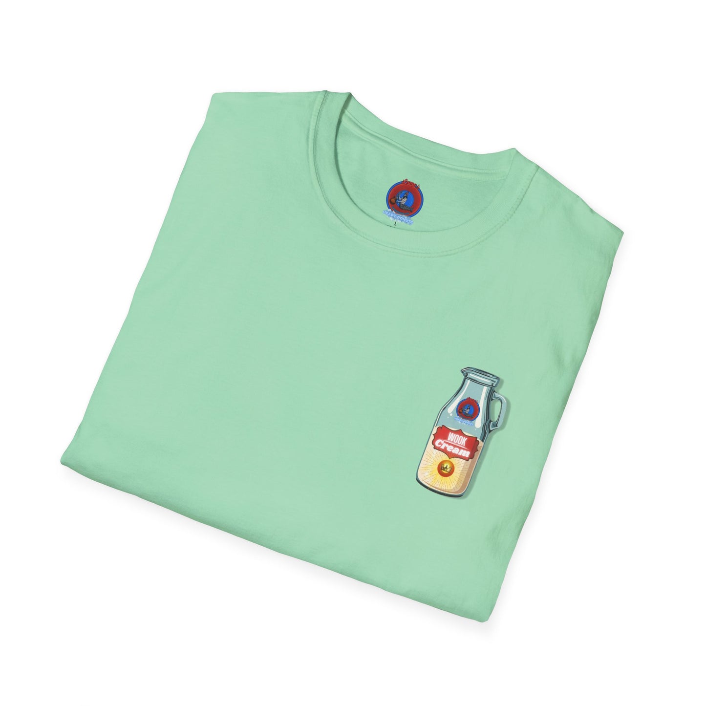 Classic Donut Tee - Unisex Soft-Style - "Wooked Cream - YEMSG Donut " - bottle - variant 8
