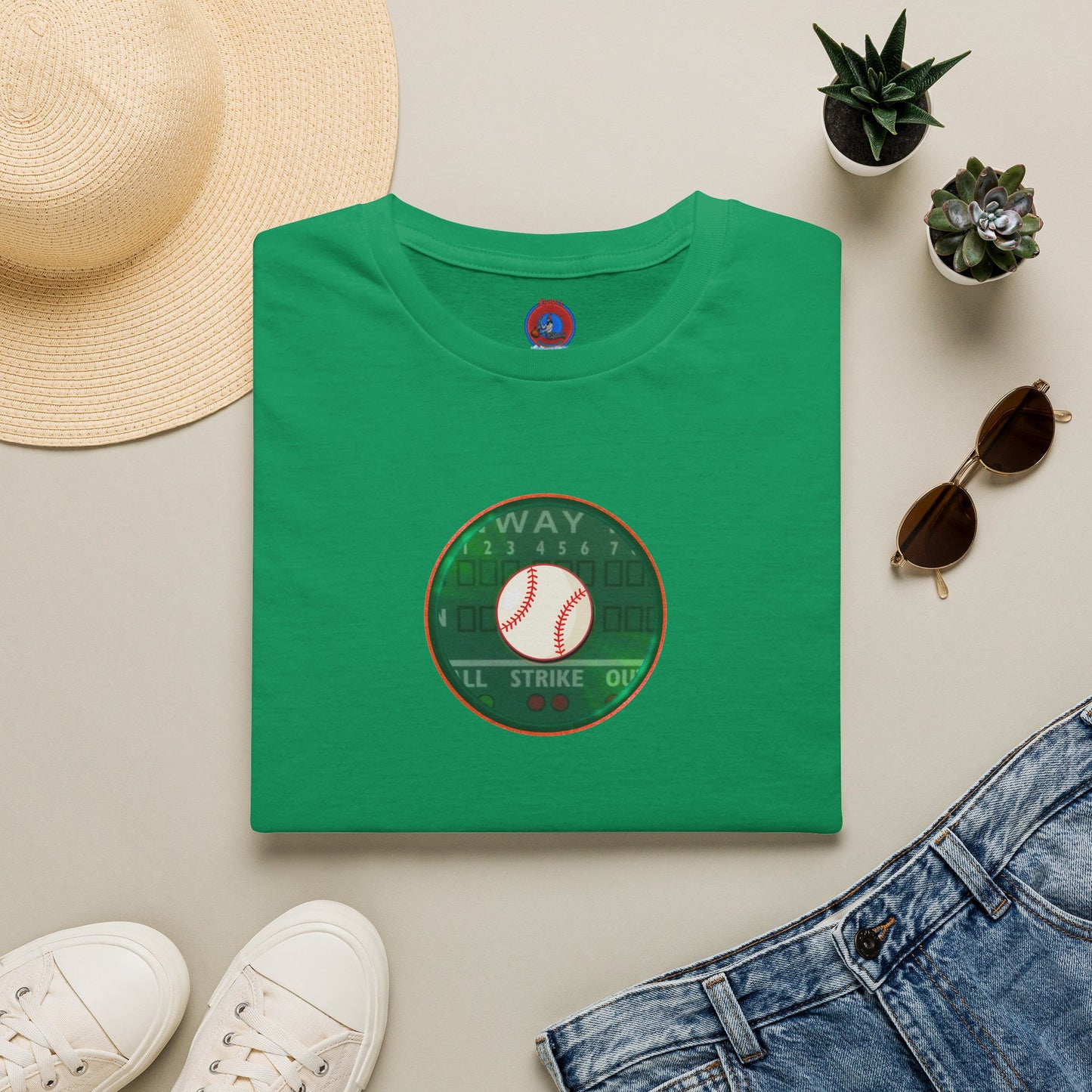 Classic Donut Tee - Unisex Soft-Style - "Phenway Ballpark Donuts" - vivid monsta donut - variant 2