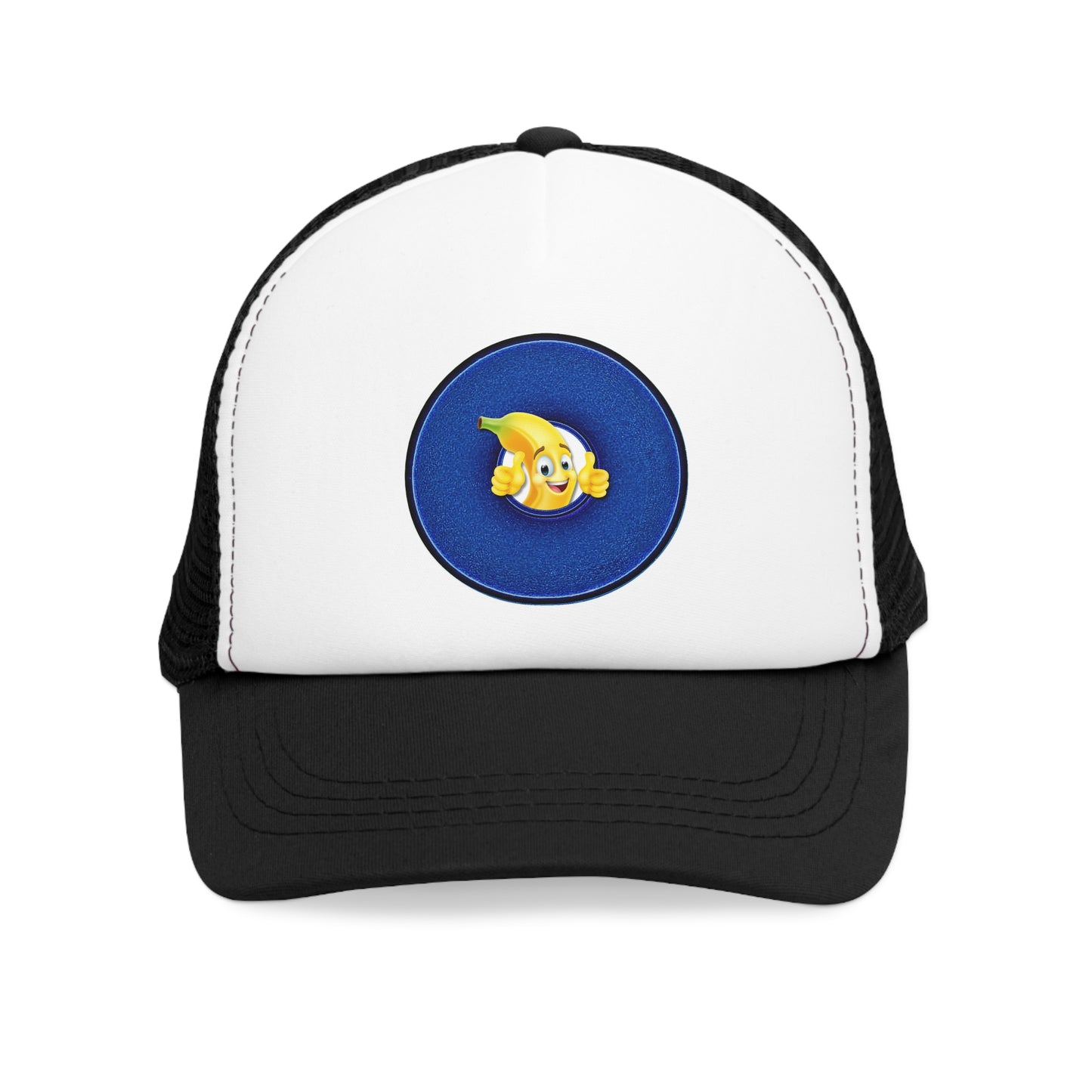 Lumpy Trucker Hat - "The Day that You Arrive" - variant 3 - plain blue