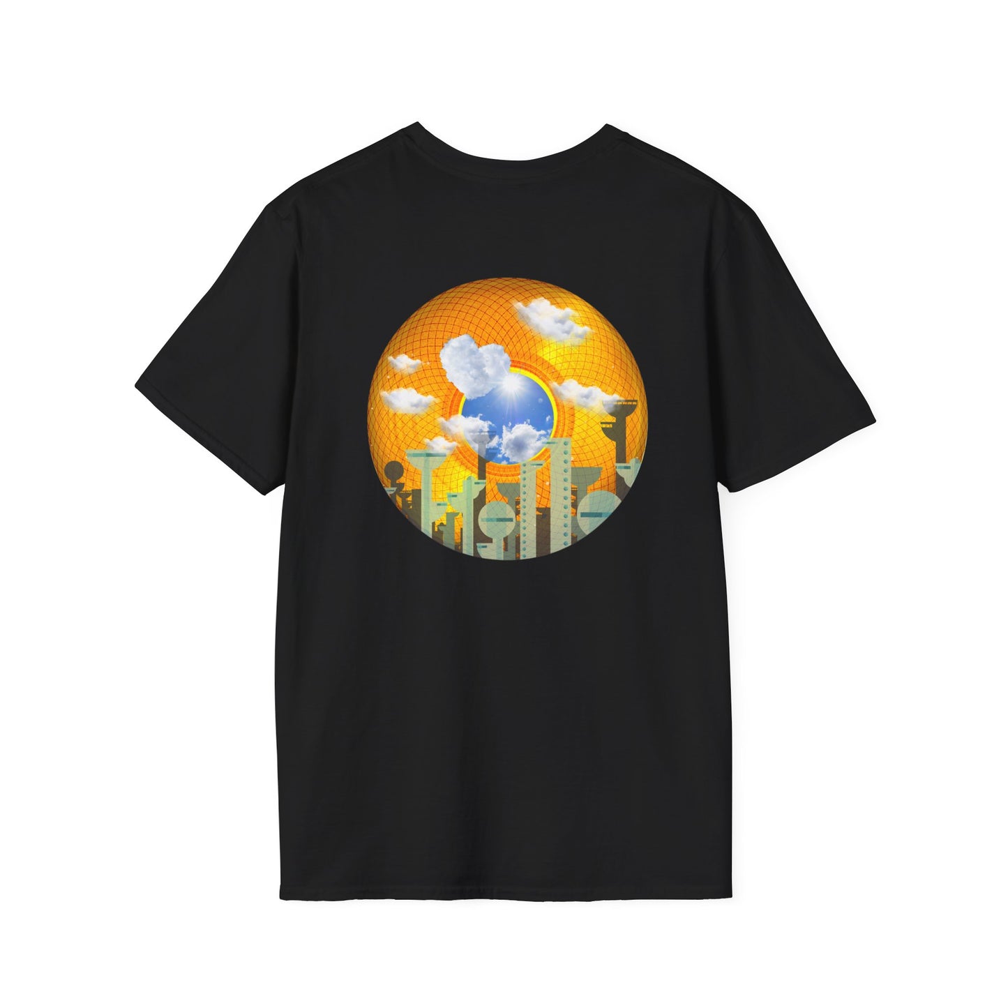 Classic Donut Tee - Unisex Soft-Style - "The Golden Age of Donuts" - golden donut