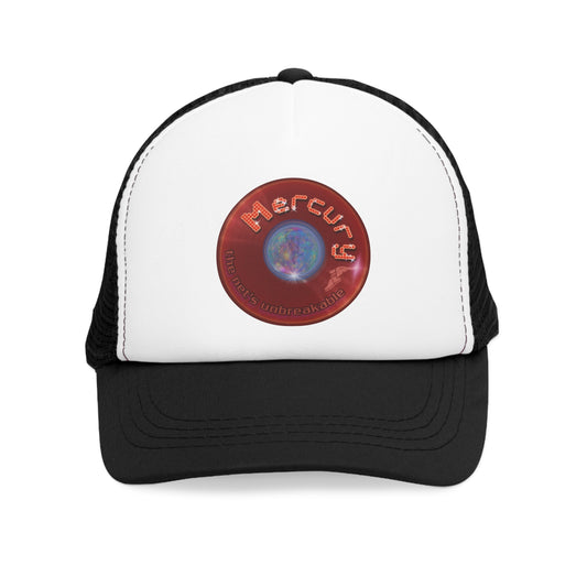 Lumpy Trucker Hat - Deity Series - "Mercury's Donuts of the Gods" - variant 2 - red donut