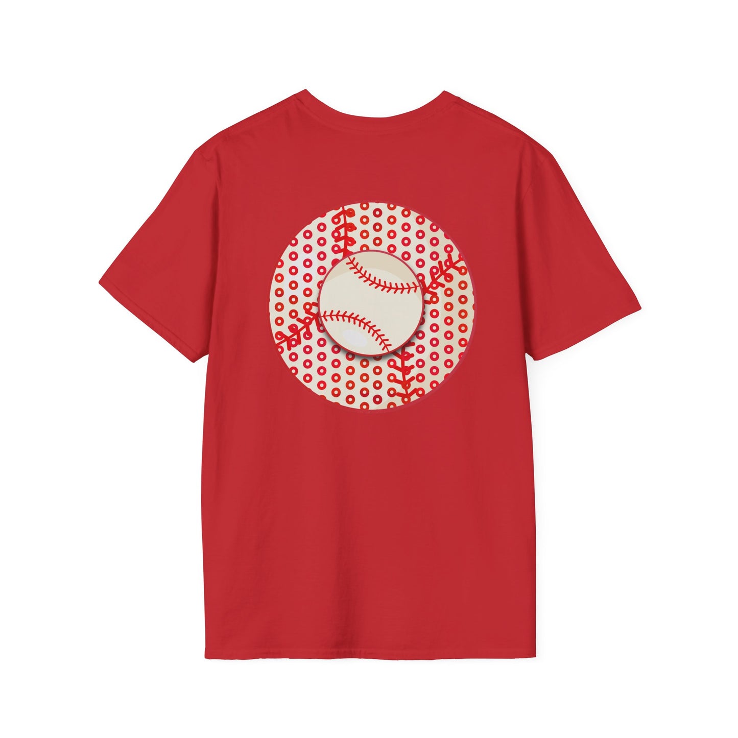 Classic Donut Tee - Unisex Soft-Style - "Phenway Ballpark Donuts" - baseball paradox donut - variant 3