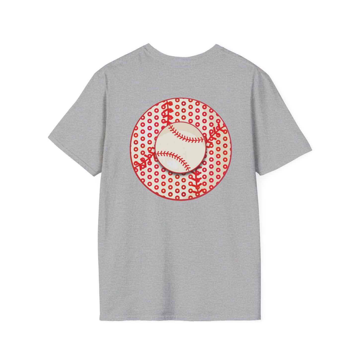 Classic Donut Tee - Unisex Soft-Style - "Phenway Ballpark Donuts" - baseball paradox donut - variant 3