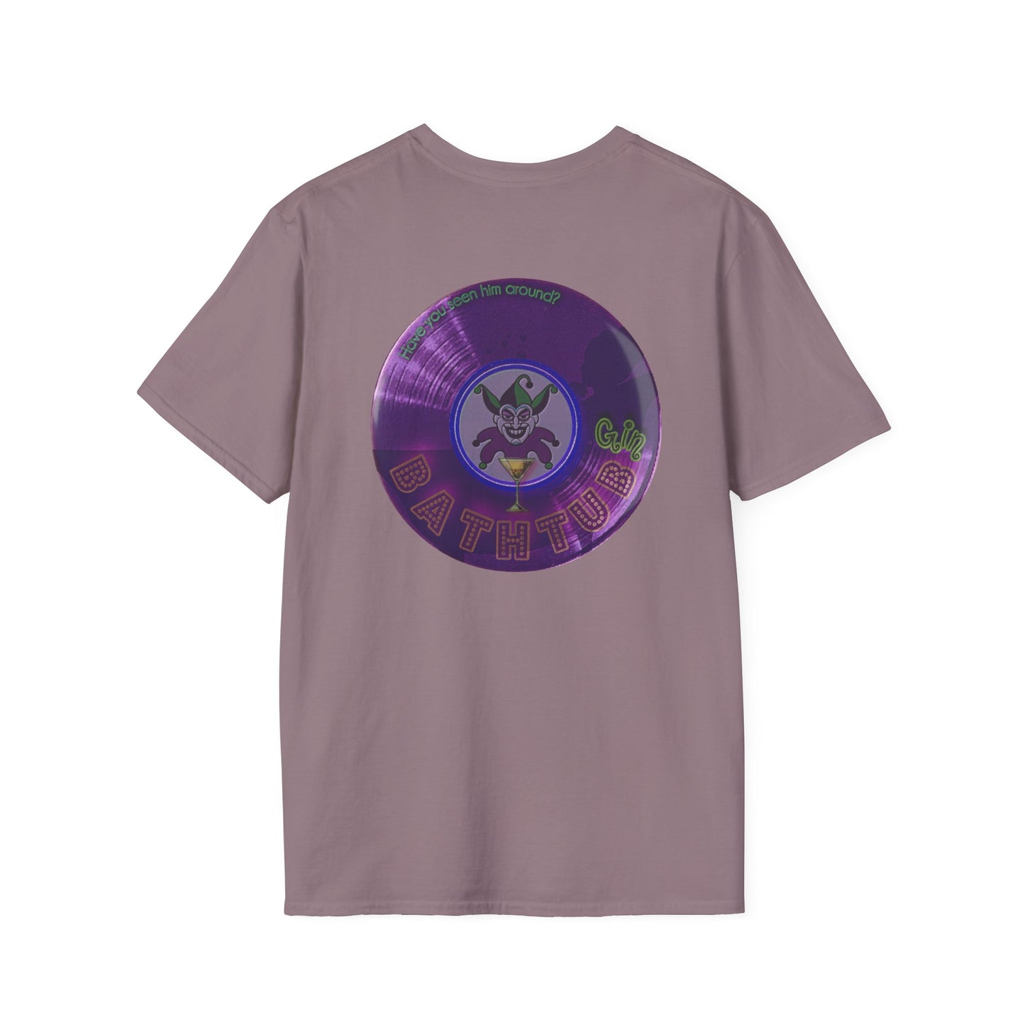 Classic Donut Tee - Unisex Soft-Style - "The Joker's Personal Tees - Troubadour Edition" - series 1.0 - variant 1 - purple donut
