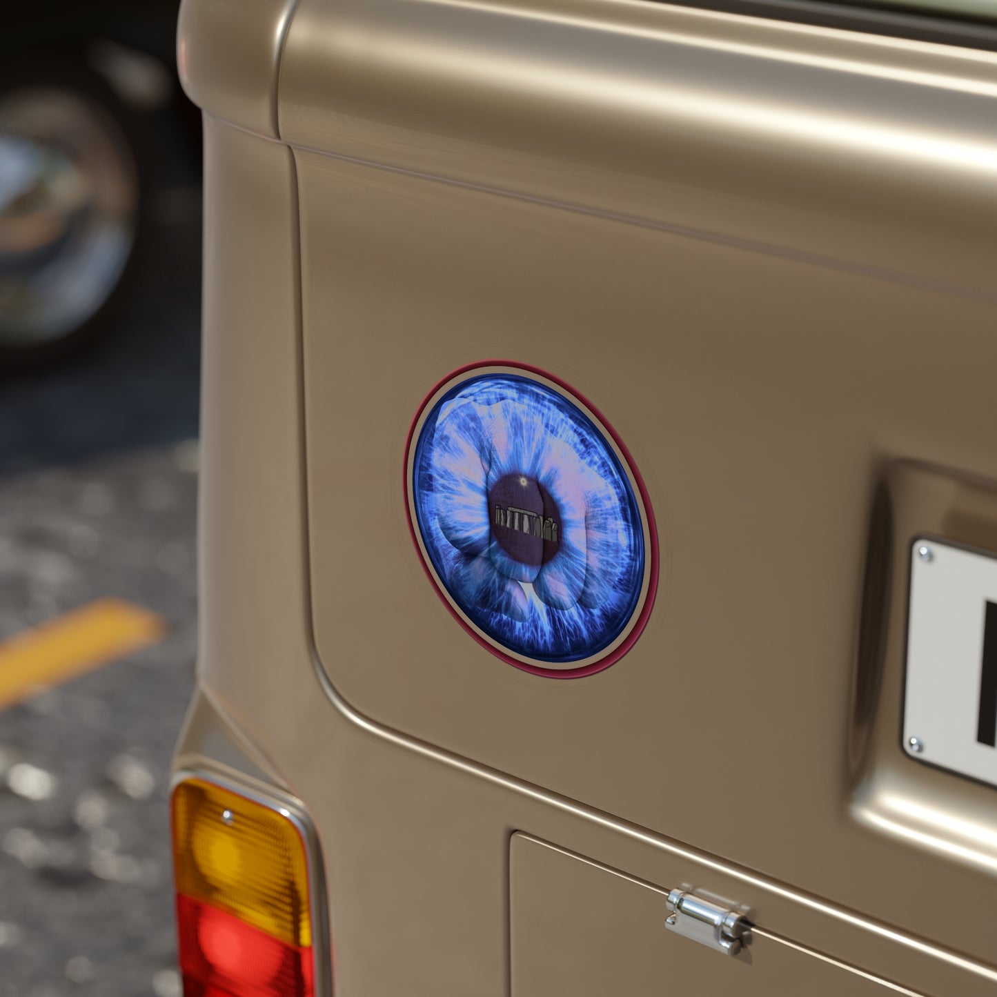 Donut Bumper/Outdoor Sticker - "The Eye Sore Donut Sticker" - series 1.0 - variant 3 - Stonehenge - [Die-Cut] 6"x 6"