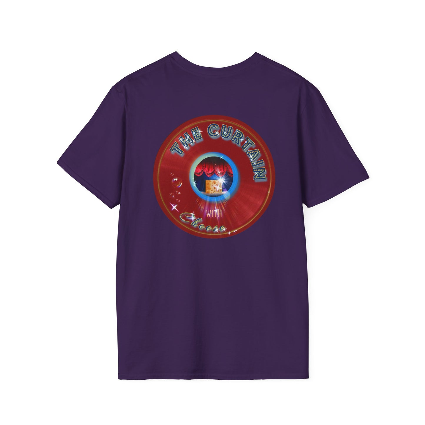 Classic Donut Tee - Unisex Soft-Style - "The Donut With" - series 1.0  - variant 2 - red donut