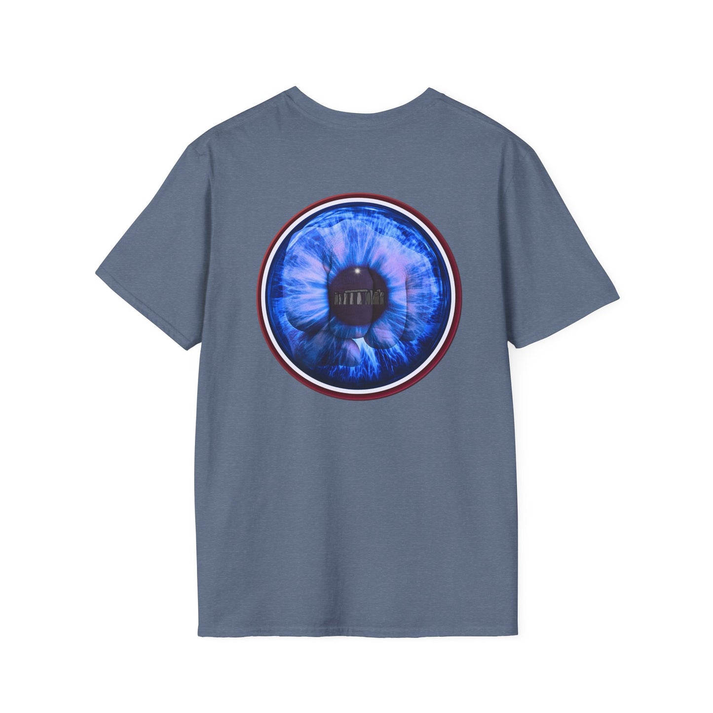 Classic Donut Tee - Unisex Soft-Style - "Wilson's Eyesore Donut Tee" - blue idonut - variant 3